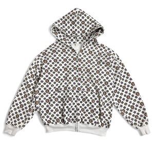 Vintage Bape Baby Milo All Over Print Zip Hoodie Made in Japan XL